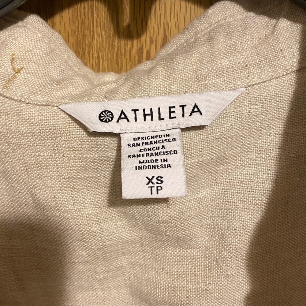 Athleta Retreat Linen Top XS - Picture 4 of 6